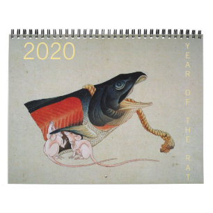 Calendrier asiatique de zodiaque d'art d'année de