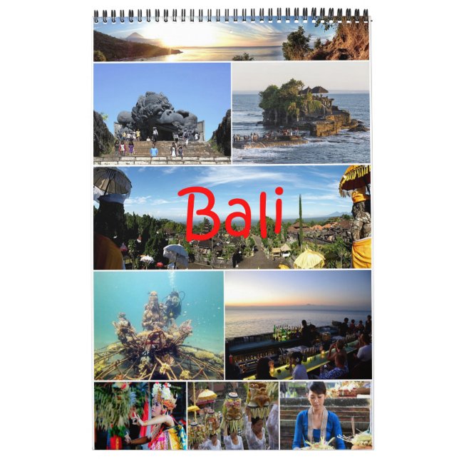 Calendrier Asie - Indonésie - Bali - (Protection)
