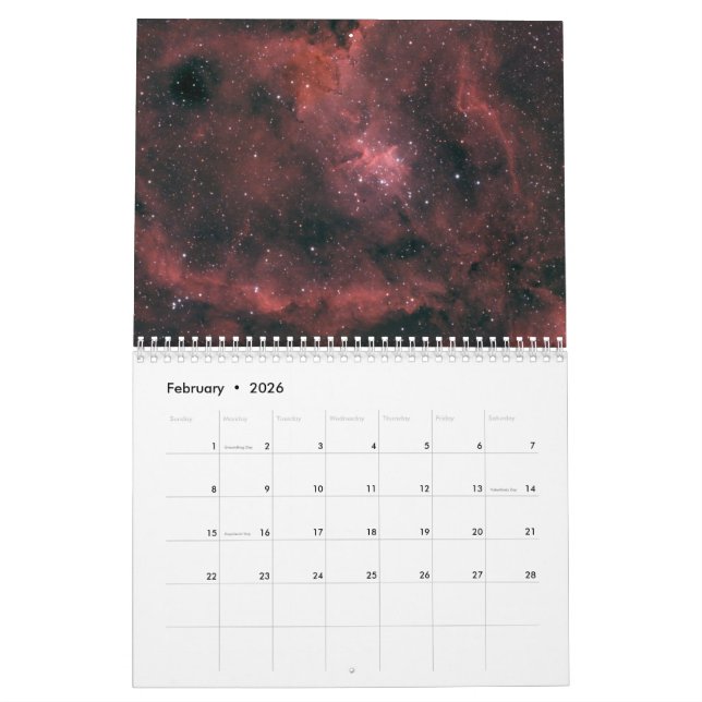 Calendrier astronomique 2020 (Feb 2026)