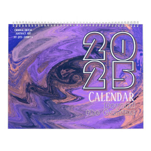 Calendrier Au-delà de la toile Art Abstrait original