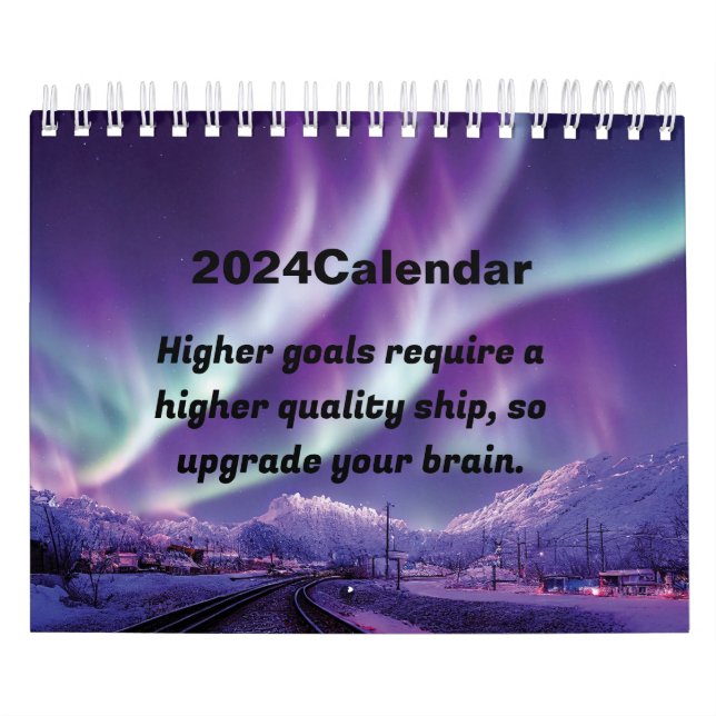Calendrier aurore de motivation 2024 (Protection)