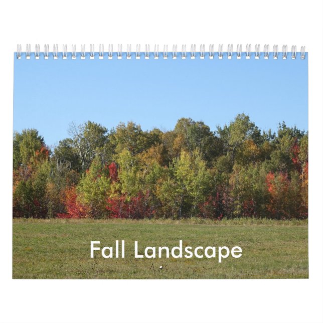 Calendrier Automne photo paysage (Protection)