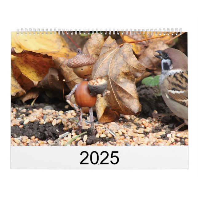 Calendrier avec des figurines en chênes confection (Protection)