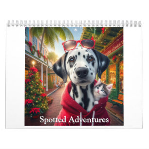 Calendrier Aventures Dalmatiens Tachetés