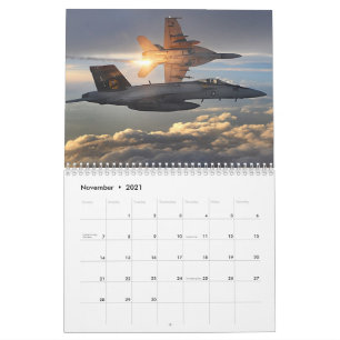Calendrier Avion militaire