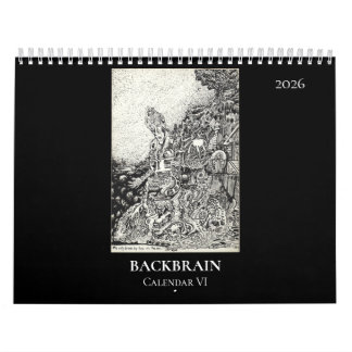 Calendrier Backbrain Calendar VI, 2026, Double Page