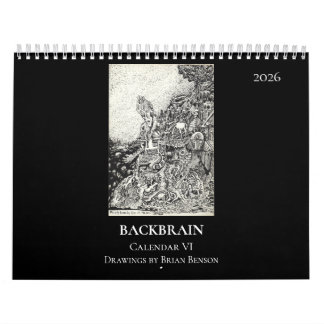 Calendrier Backbrain Calendar VI, 2026, Double Page