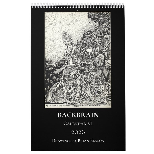 Calendrier Backbrain VI, 2026, Page unique (Protection)