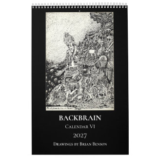 Calendrier Backbrain VI, 2027, Page unique