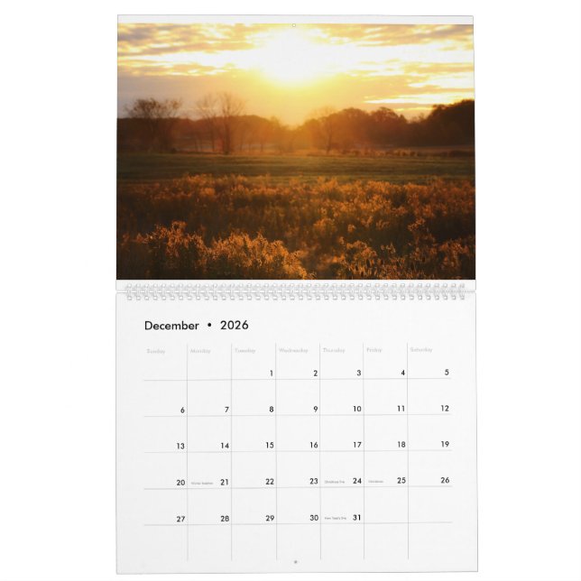 Calendrier Backroads & Small Towns - KMongtomery Calendar  (Dec 2026)