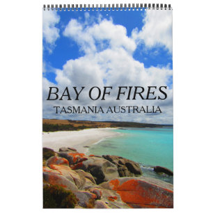 Calendrier baie des feux Tasmanie