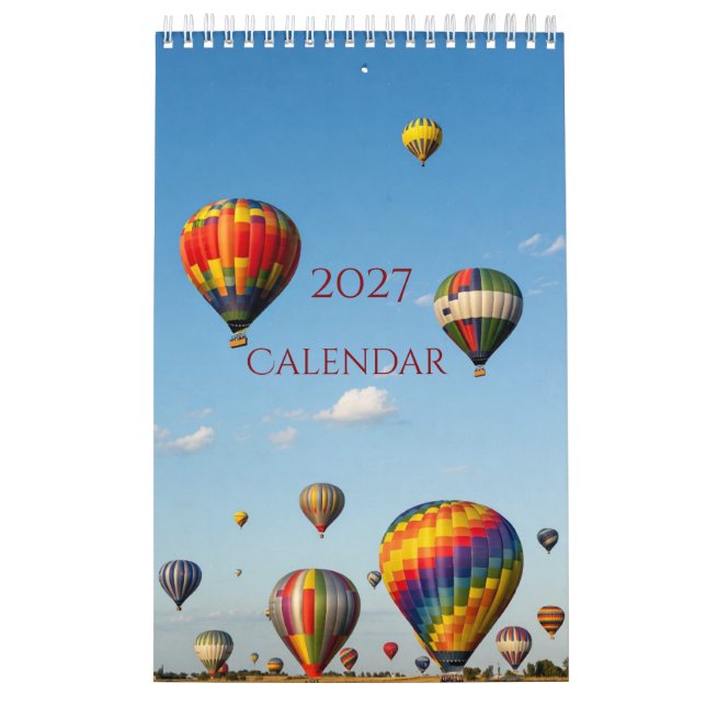 Calendrier Ballons 2027 (Protection)