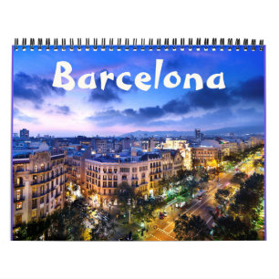 Calendrier Barcelone - Espagne -