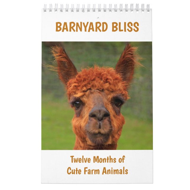 Calendrier Barnyard Bliss Farm Animal (Protection)