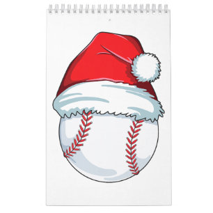 Calendrier Baseball de Noël pour enfants Hommes Ball Père Noë