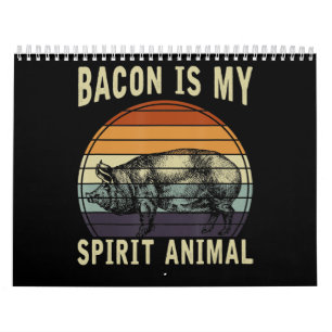 Calendrier BBQ   Bacon est mon esprit animal barbecue