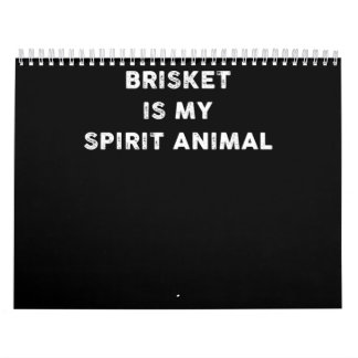 Calendrier BBQ | Brisket Est Mon Esprit Animal BBQ Cadeaux