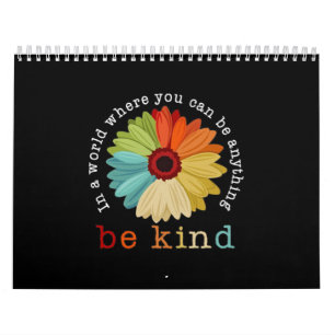 Calendrier Be Kind Sunflower
