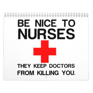 CALENDRIER BE NICE TO NURSES