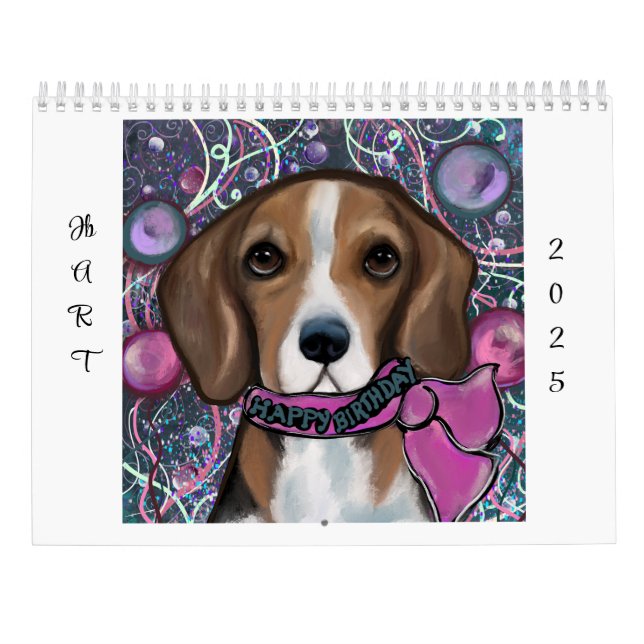 Calendrier Beagle (Dos)