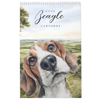 Calendrier Beagle Funny Cartoon Dog