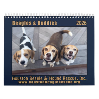 Calendrier Beagles and Buddies 2026 Calendar
