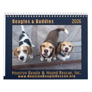 Calendrier Beagles and Buddies 2026 Calendar