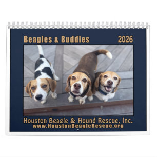 Calendrier Beagles et amis 2026