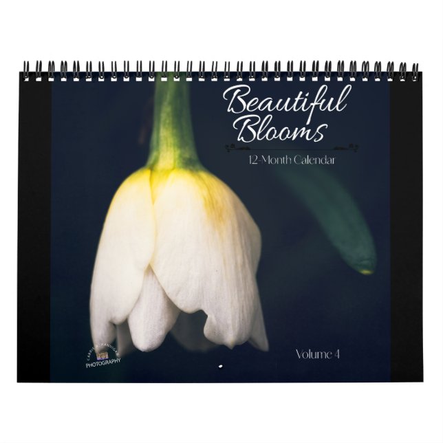 Calendrier Beautiful Blooms 12-Month Calendar (Protection)