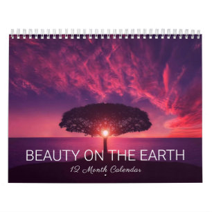 Calendrier Beauty on the Earth Scenery and Animals Calendar