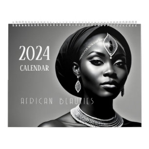 Calendrier Belle femme africaine