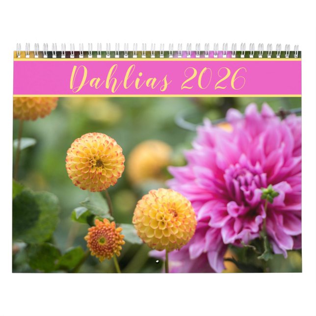 Calendrier Belle photographie de Dahlia 2021 (Protection)