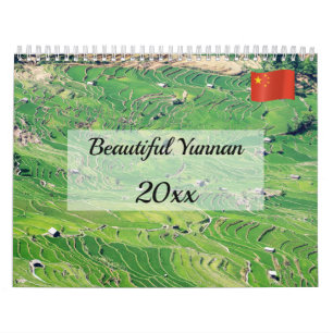 Calendrier Belle Yunnan, Chine