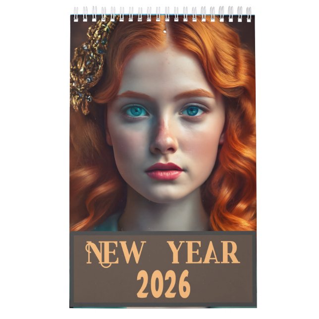 Calendrier Belles filles de toutes les ethnies Nouvel an 2025 (Protection)