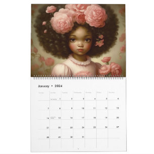 Calendrier Belles noires florissantes -Saison 2025