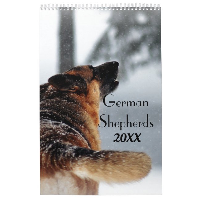 Calendrier Belles photos de bergers allemands (Protection)
