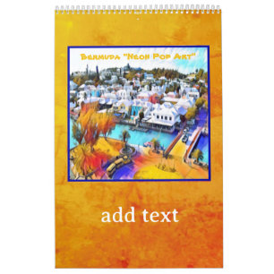Calendrier Bermudes Pop Art