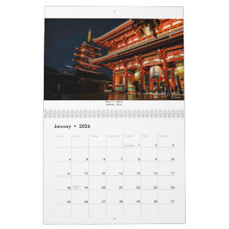 Calendrier Best of Japan - 2026 Calendar