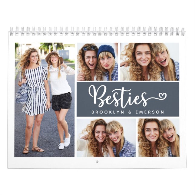 Calendrier Besties Photo Collage Best Friends (Protection)