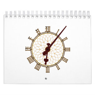 Calendrier Big Ben Horloge Visage Et Détail Des Mains