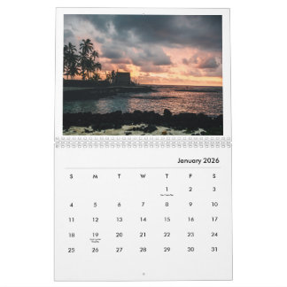 Calendrier Big Island, Small Moments 2026 Calendar