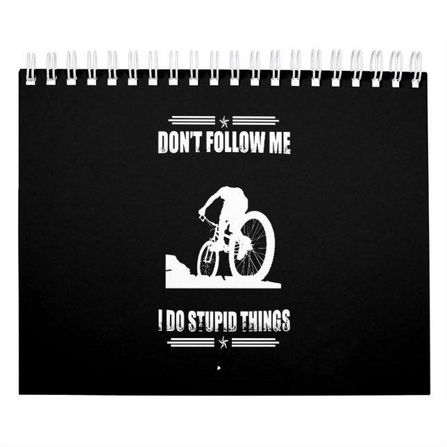 Calendrier Biking Lover|Ne me suivez pas Je fais des choses s (Protection)
