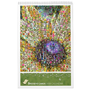 Calendrier Birdseye carde 2008