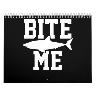 Calendrier Bite Me - Cadeau de biologie marine de requin - Oc