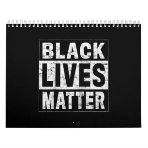Calendrier Black Lives Matt Black History Black Power Pride