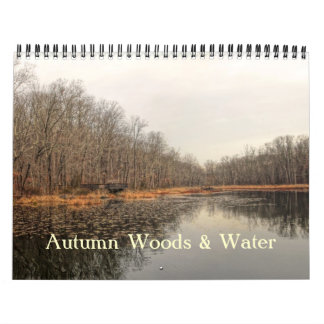 Calendrier - Bois d'automne & Eau