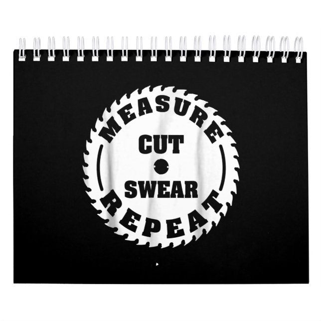 Calendrier Boiseries de charpentier amusantes pour mesurer le (Protection)