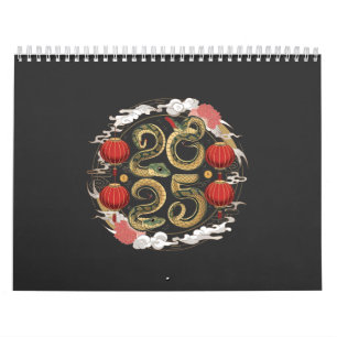 Calendrier Bonne année chinoise 2025 Culture des serpents