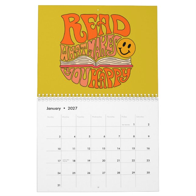 Calendrier Bookish Illustrated Calendar (Jan 2027)