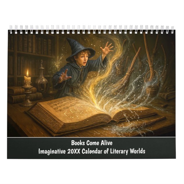 Calendrier Books Come Alive – Imaginative Literary (Protection)